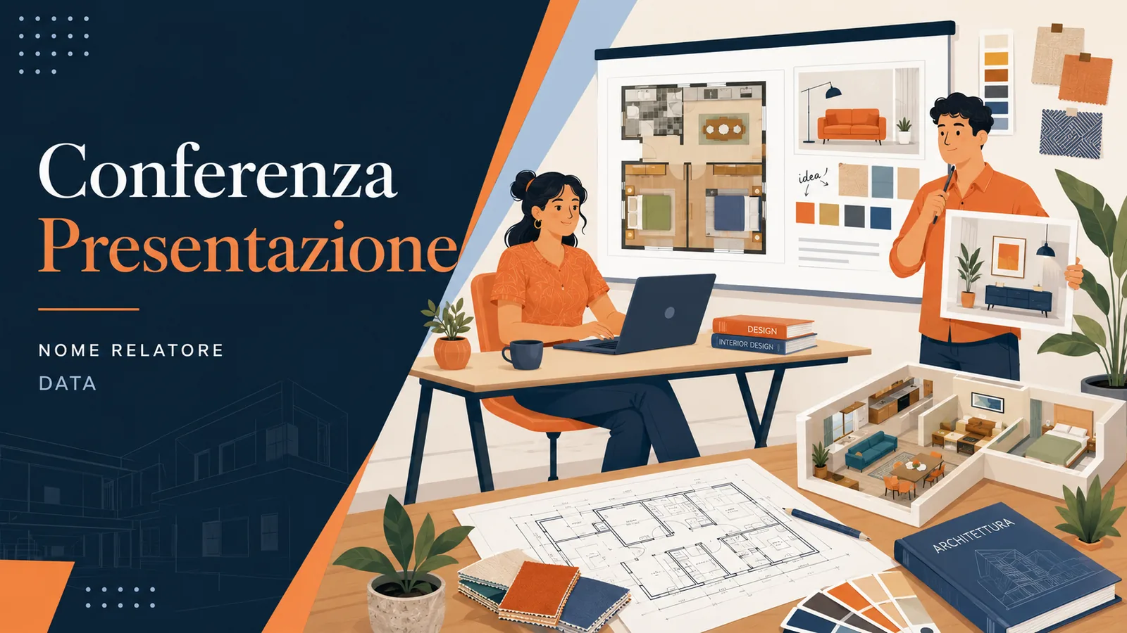 Presentation slide title design study