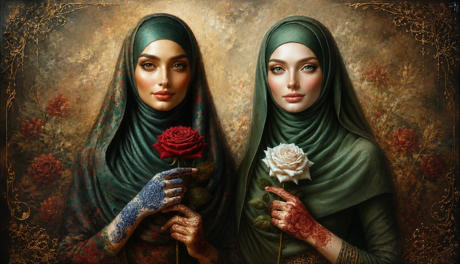 Serene portrait from the Flavia and Matteo care-work collection